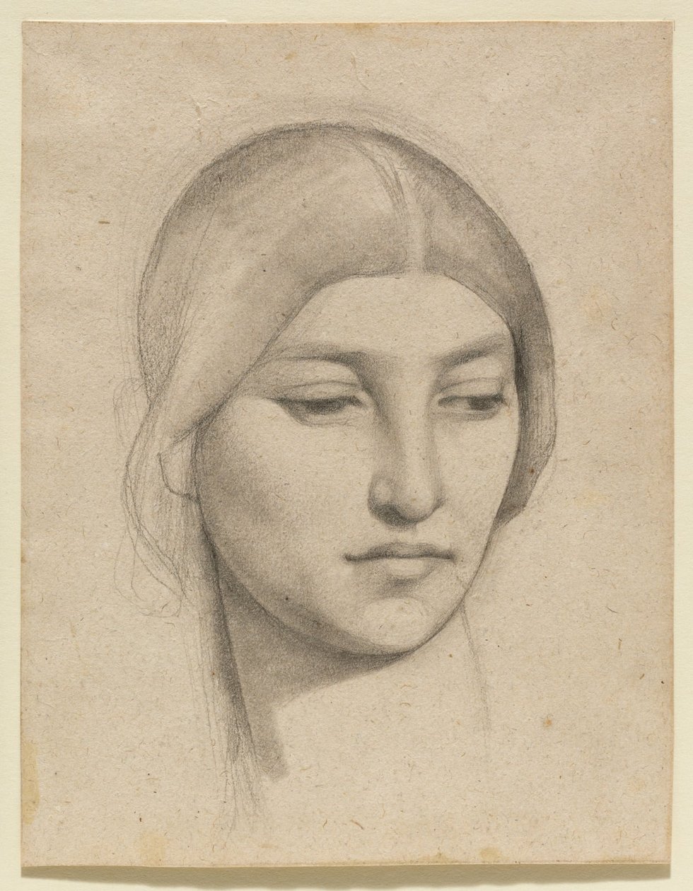 Studie eines Frauenkopfes von Pierre Puvis de Chavannes