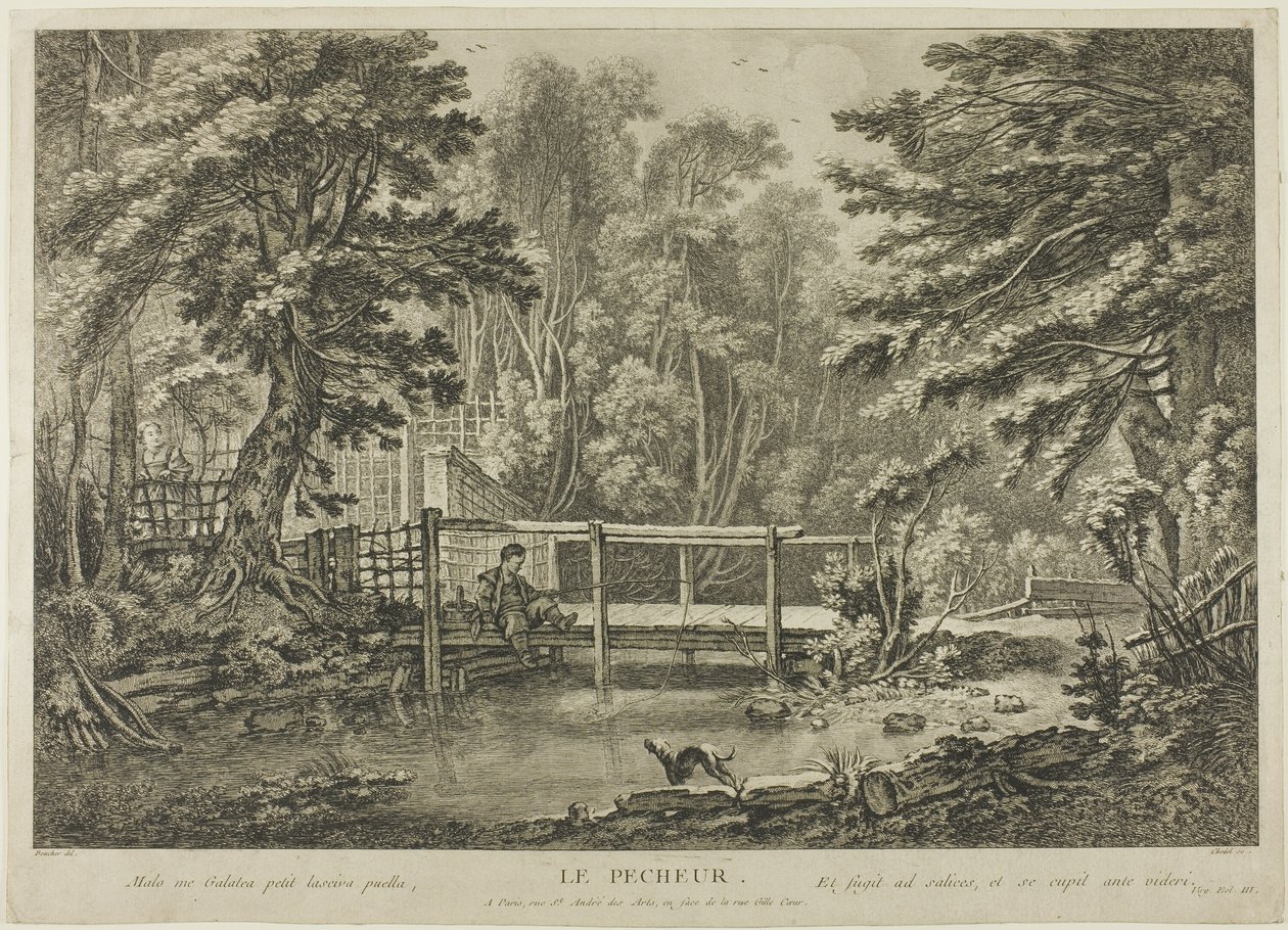 Der Fischer von Pierre-Quentin Chedel