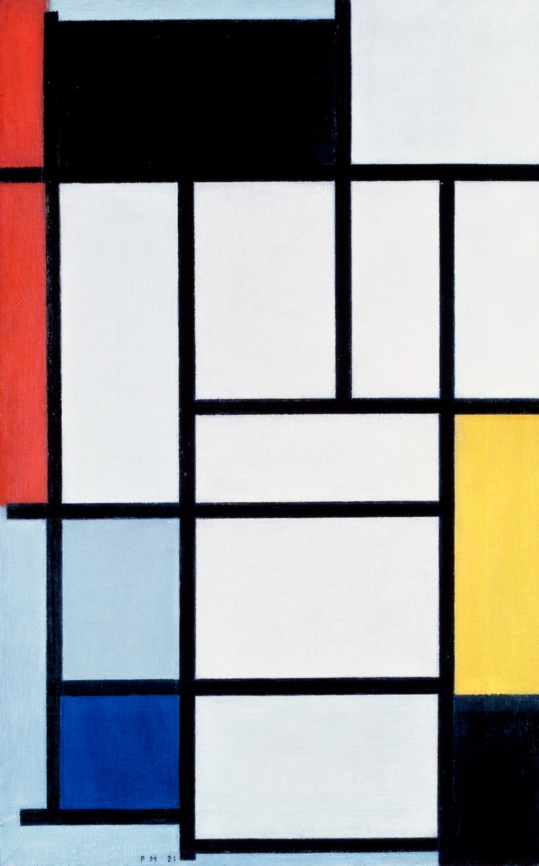 Piet Mondrian: Komposition Mit Rot, Gelb Und Blau.  Produktbild-Vorschau 8