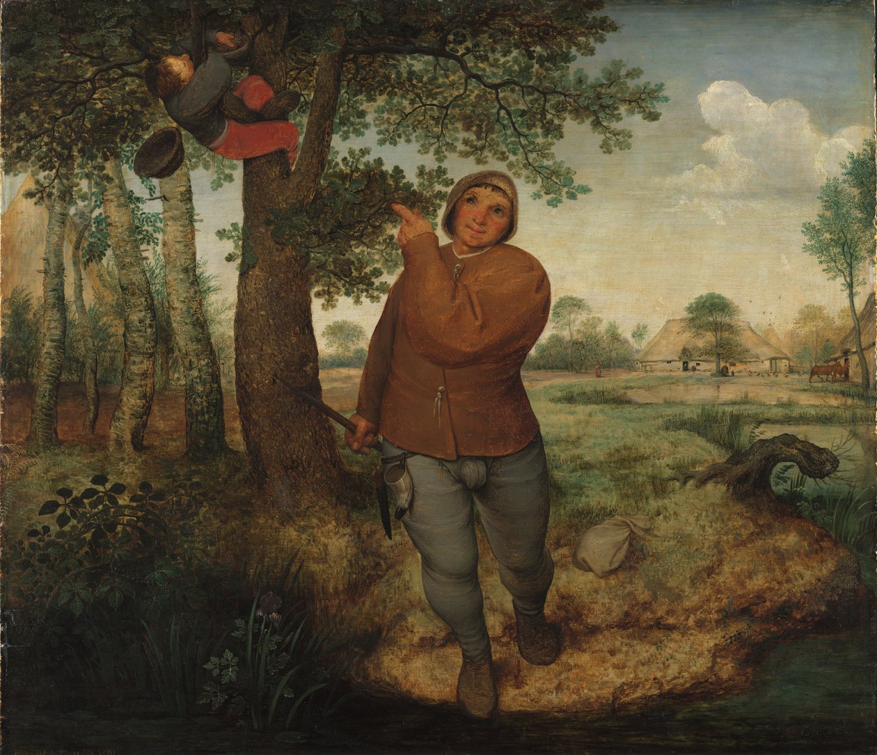 Der Bauer und der Nesträuber von Pieter Bruegel the Elder