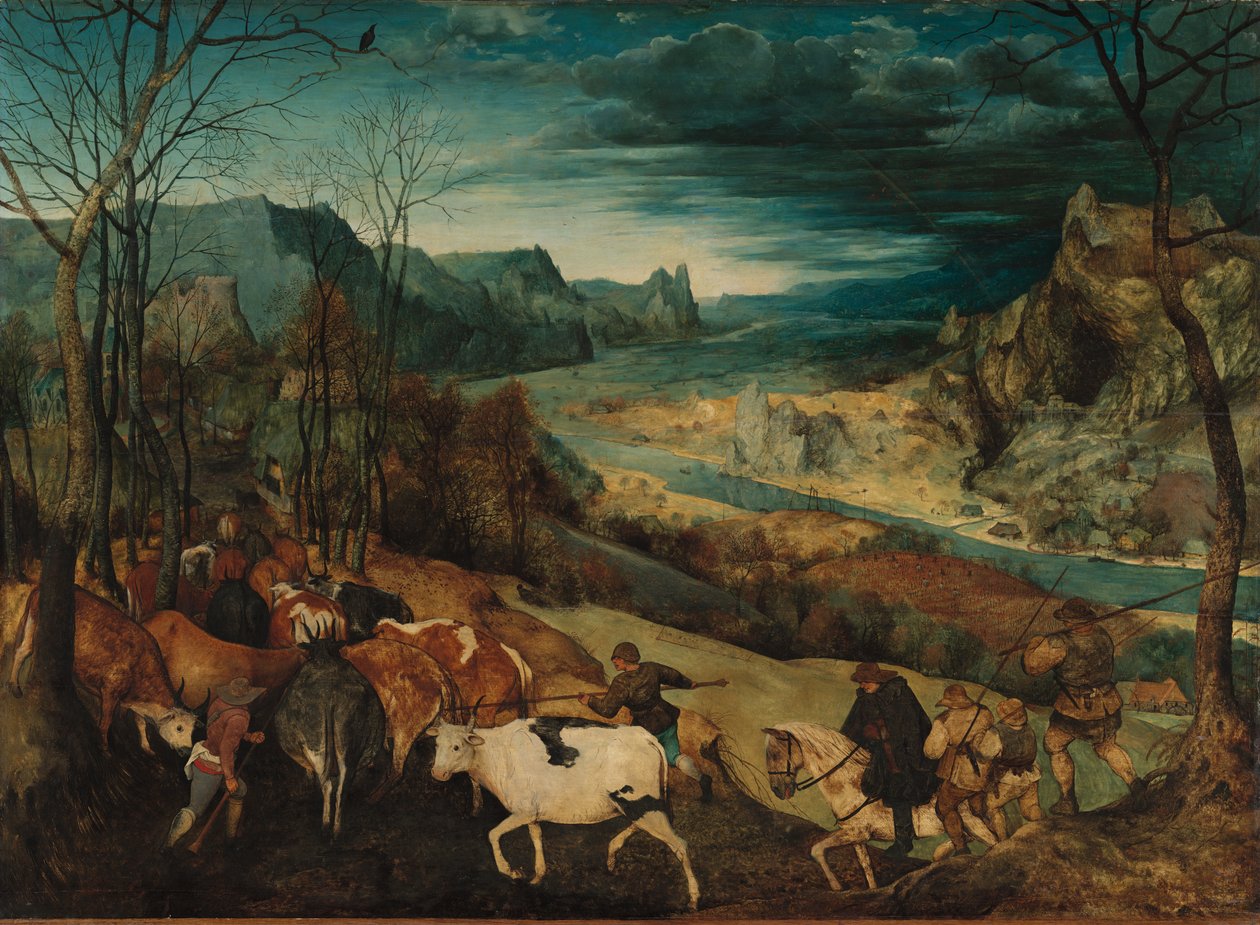 Die Rückkehr der Herde von Pieter Bruegel the Elder