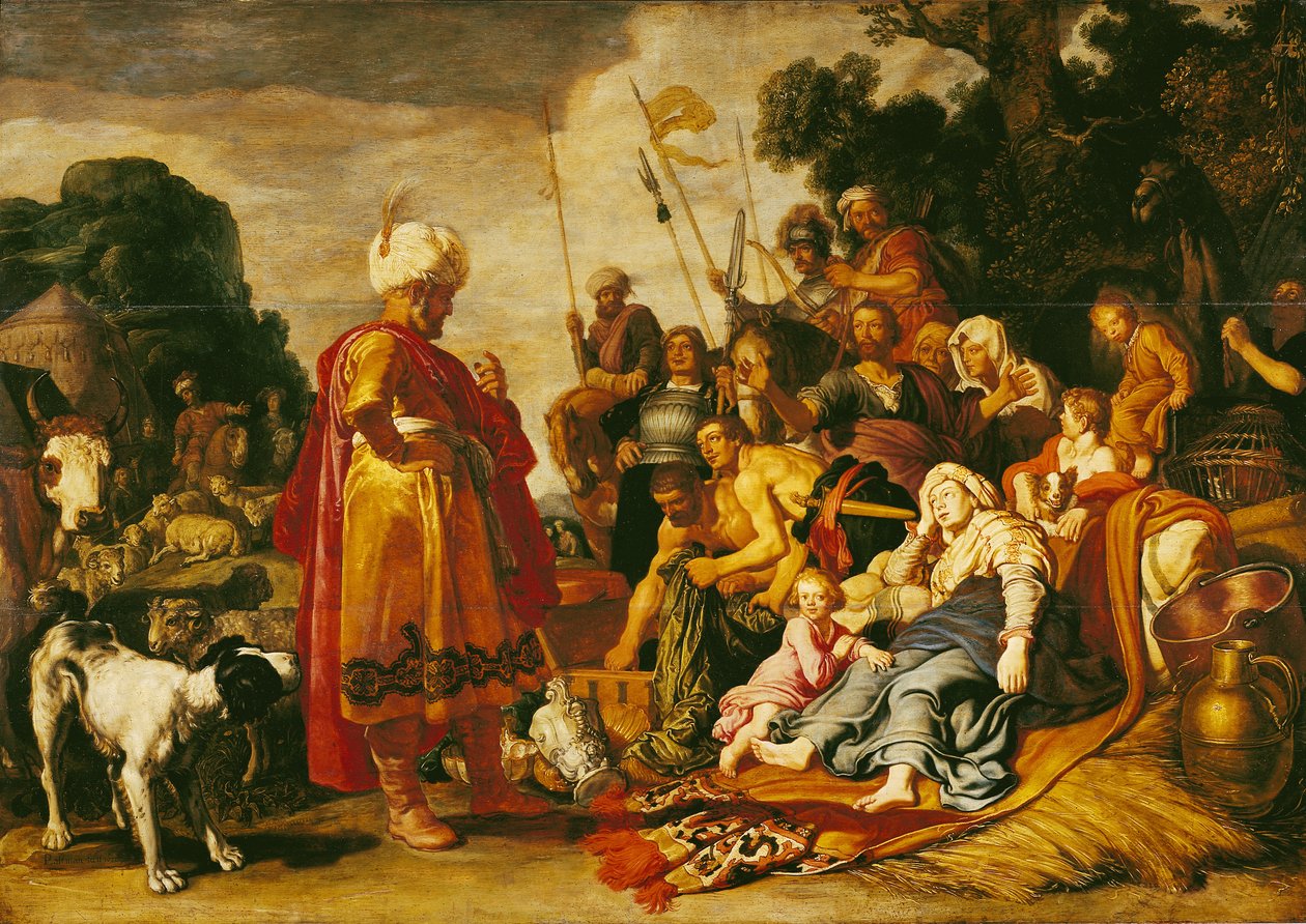 Laban sucht nach den Idolen von Pieter Lastman
