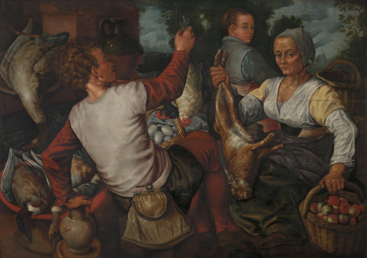 Die Marktverkäufer von Pieter Aertsen