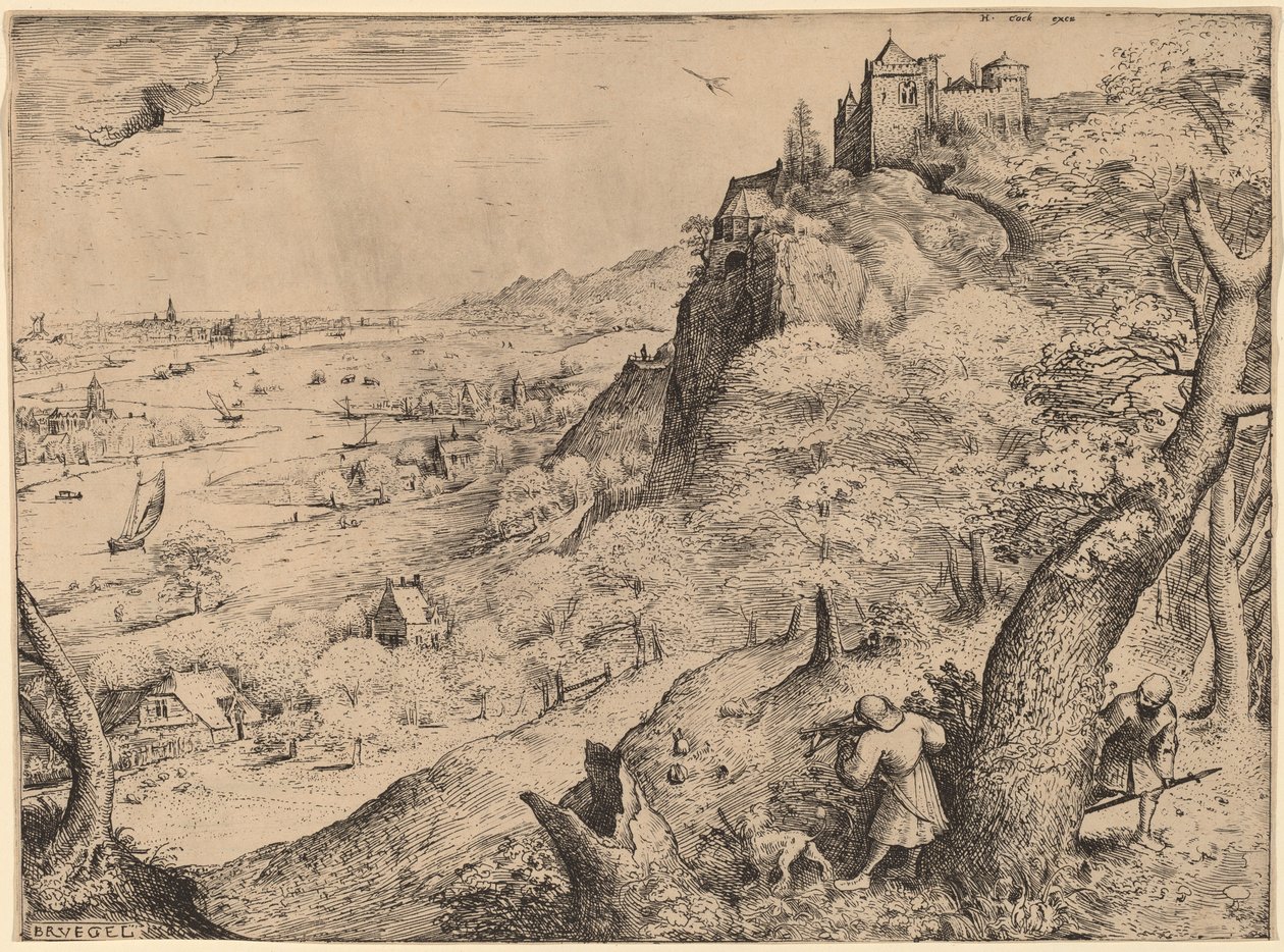 Die Kaninchenjäger von Pieter Bruegel the Elder