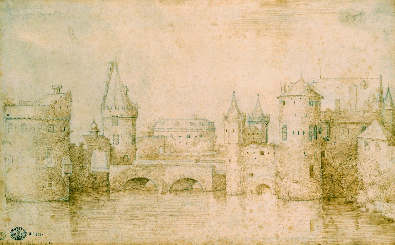 Ansicht der alten Befestigungen von Amsterdam, Niederlande von Pieter Bruegel the Elder