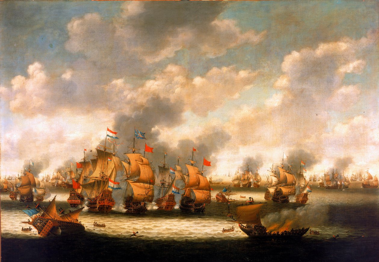 Die Vier-Tage-Schlacht von Pieter Cornelisz van Soest