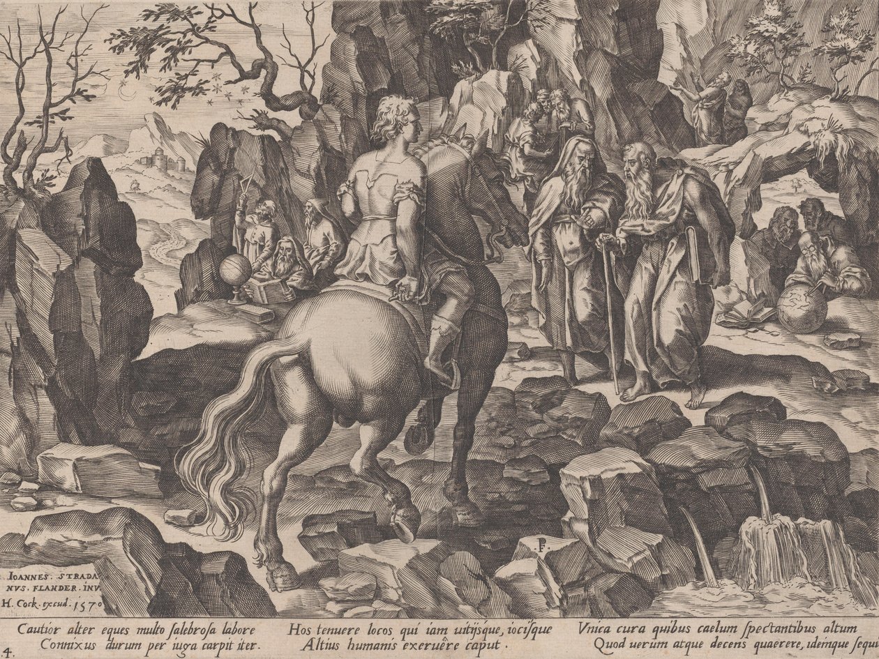 Wissen anhäufen, aus Der Lauf des menschlichen Lebens von Pieter Furnius