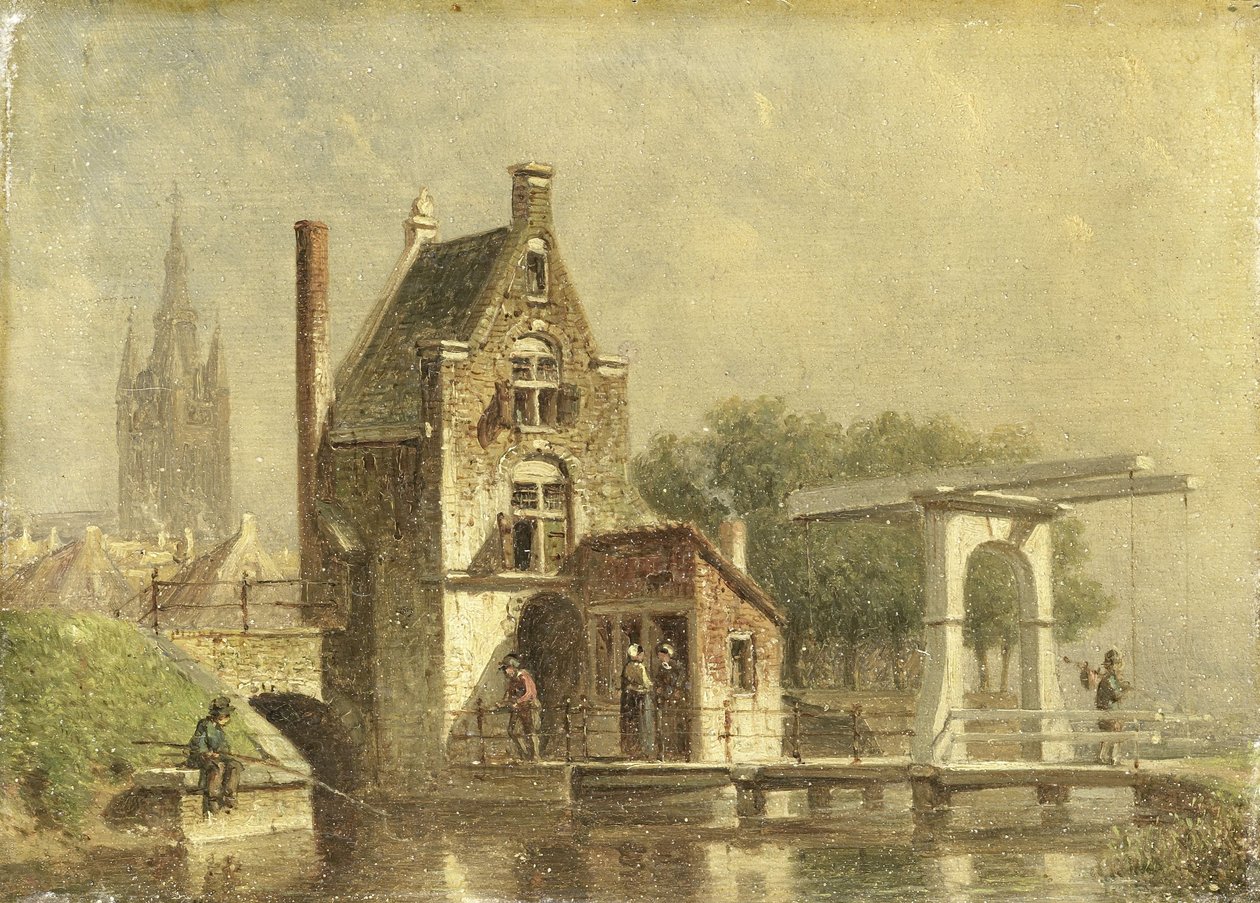 Das Koepoort in Delft von Pieter Gerard Vertin