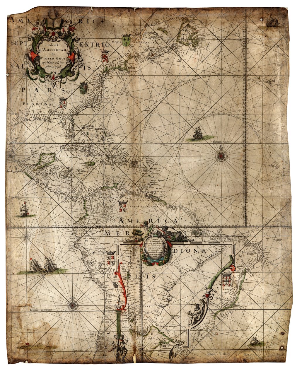 Westlicher Atlantischer Ozean von Pieter Goos