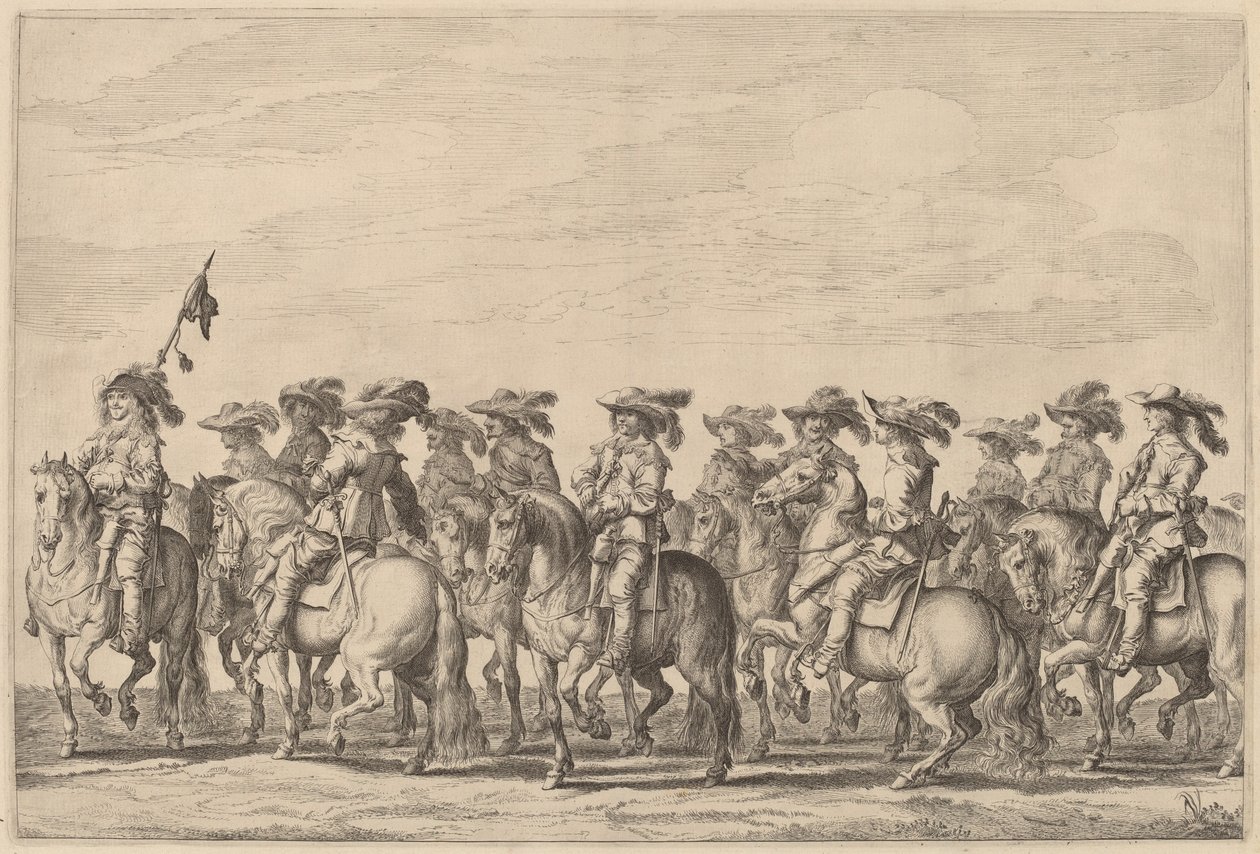 Einzug von Marie de Medici in Amsterdam [Tafel 6 von 6] von Pieter Nolpe