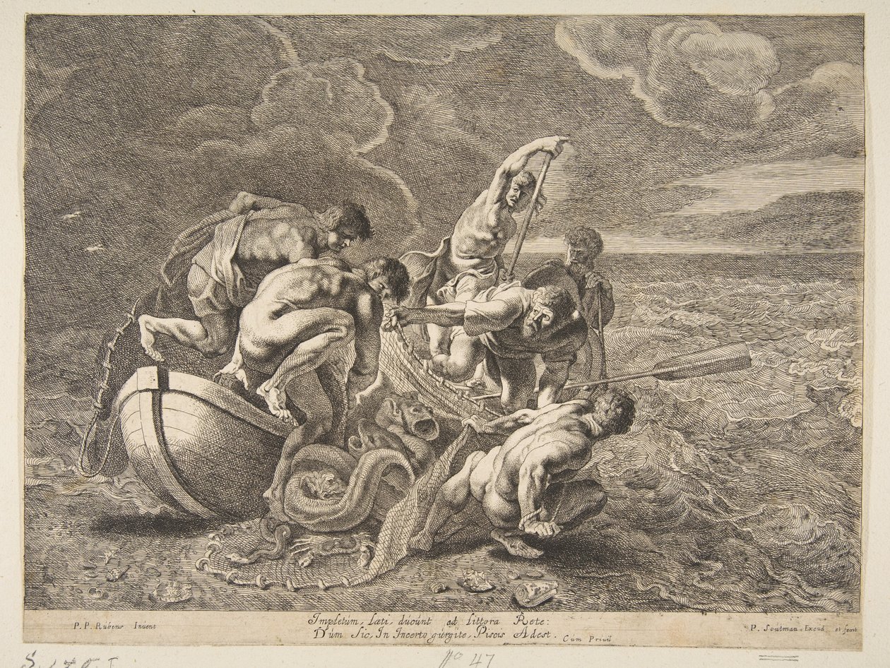 Das Wunderbare Fischfang, 1595-1657 von Pieter Soutman