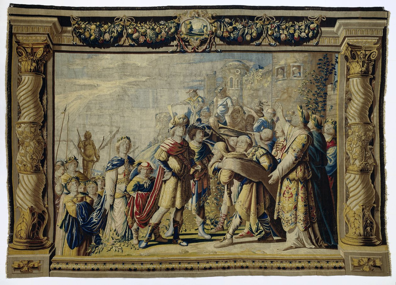 Die Heimkehr von Orestes und Iphigenia in Aulis von Pieter de Cracht