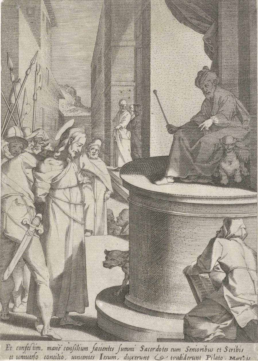 Christus vor Pilatus von Pieter de Jode (I)