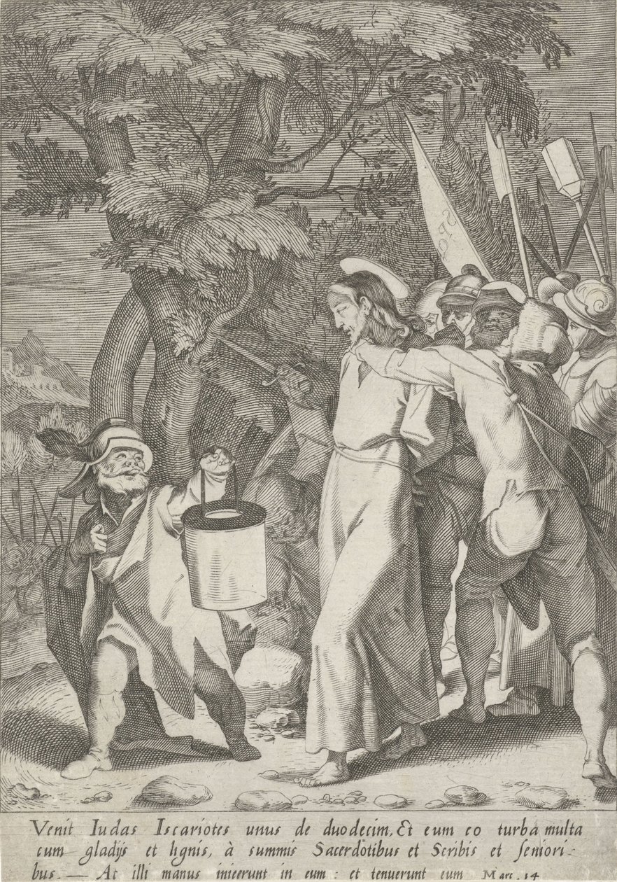 Gefangennahme von Christus von Pieter de Jode (I)