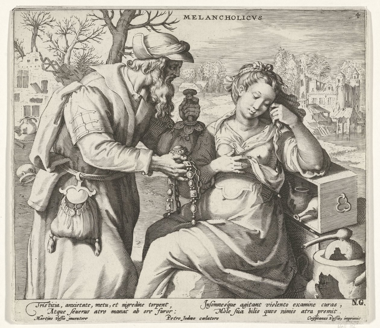 Das melancholische Temperament von Pieter de Jode (I)