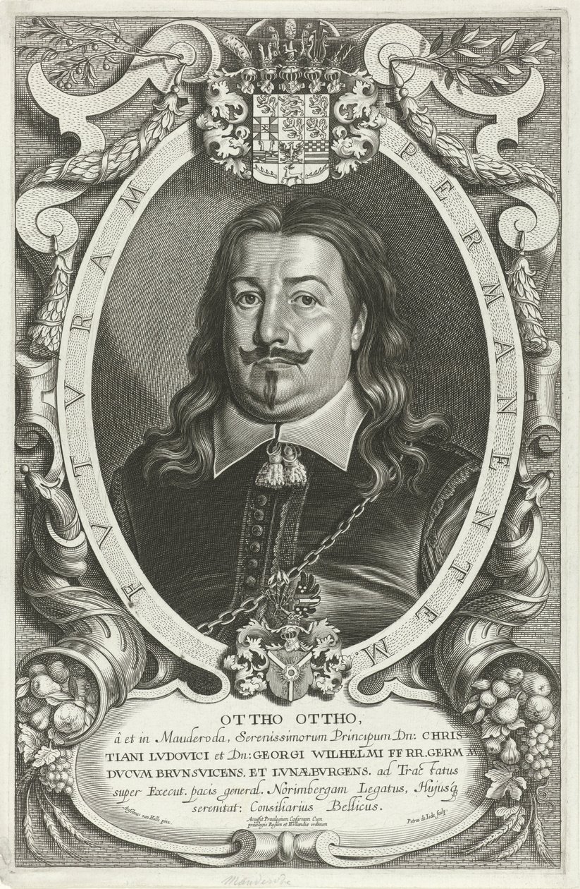 Porträt von Otto Otto von Mauderode von Pieter de Jode (II)