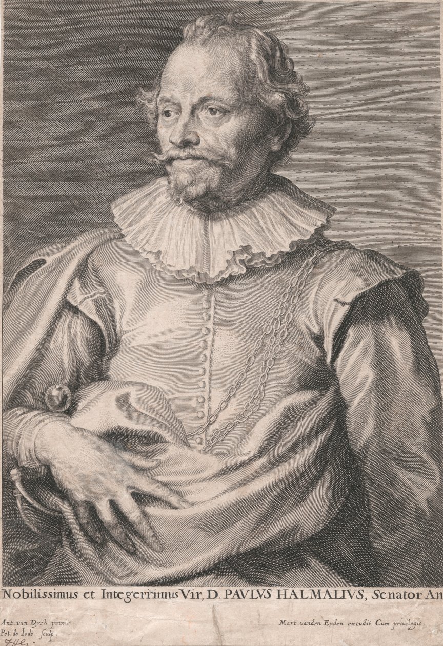 Nobilissimus et Integermus Vir, D. Paulus Halmalius, Senator Ant. von Pieter de Jode