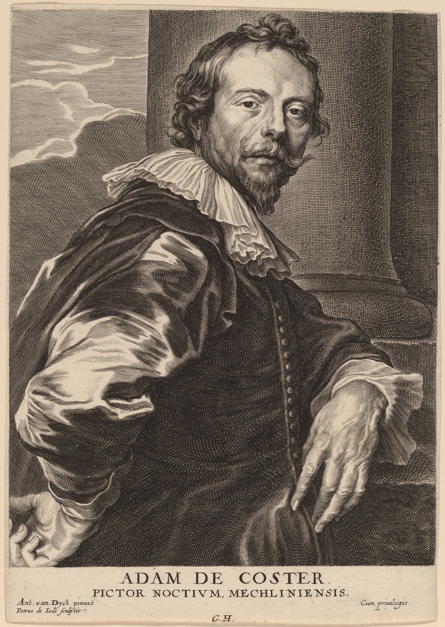 Adam de Coster von Pieter de Jode II after Sir Anthony van Dyck