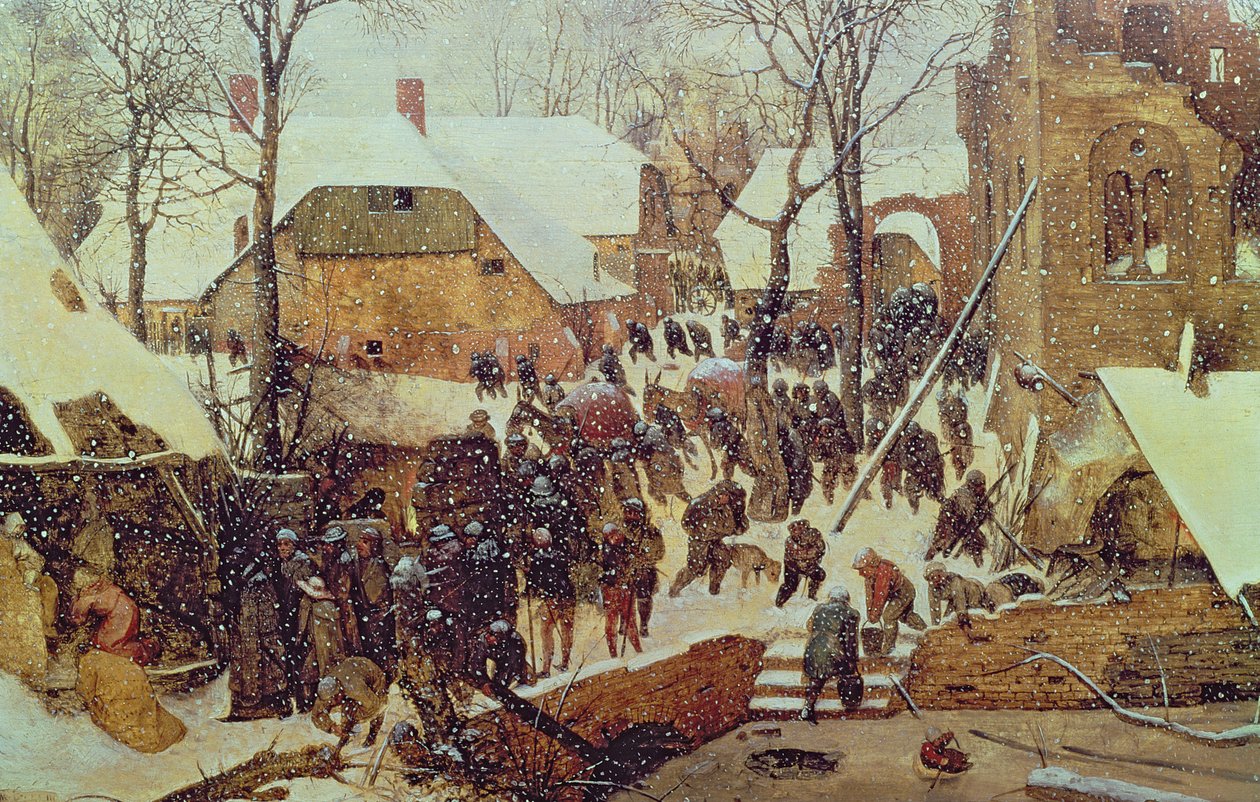 Die Anbetung der Könige im Schnee von Pieter the Elder Bruegel