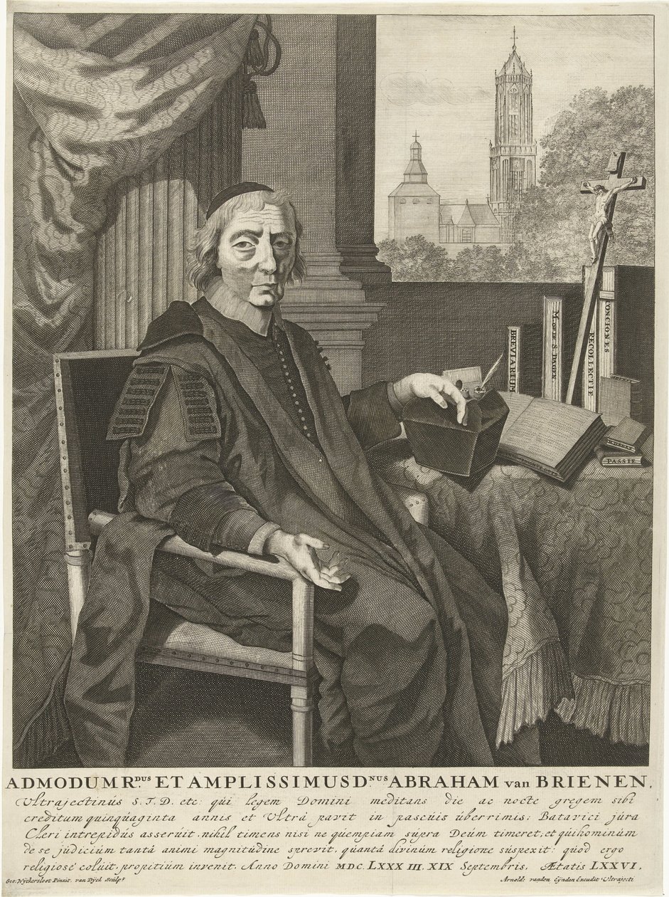 Porträt von Pfarrer Abraham van Brienen von Pieter van Dijck