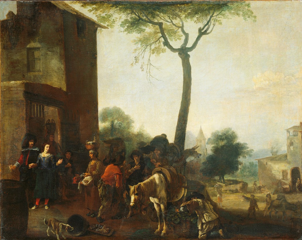 Weinlese von Pieter van Laer