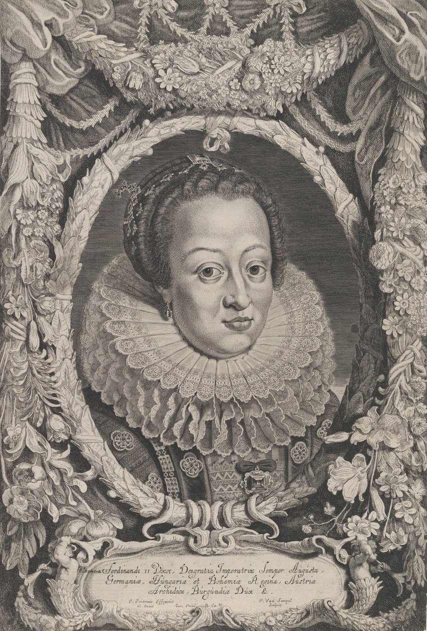 Eleonora, Ehefrau von Ferdinand II, aus der Serie Ferdinandus II et III ...