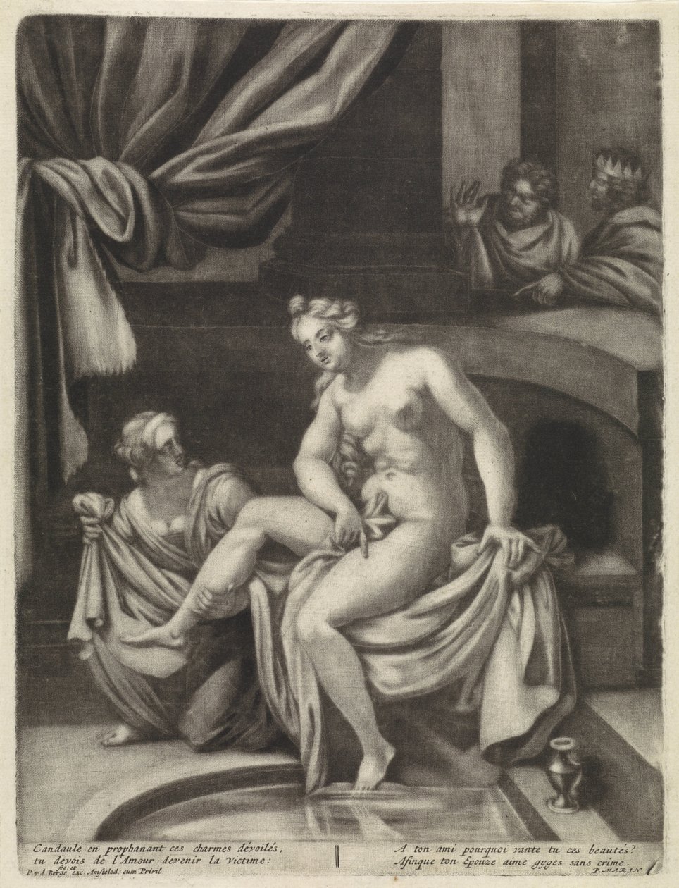 David und Bathseba von Pieter van den Berge