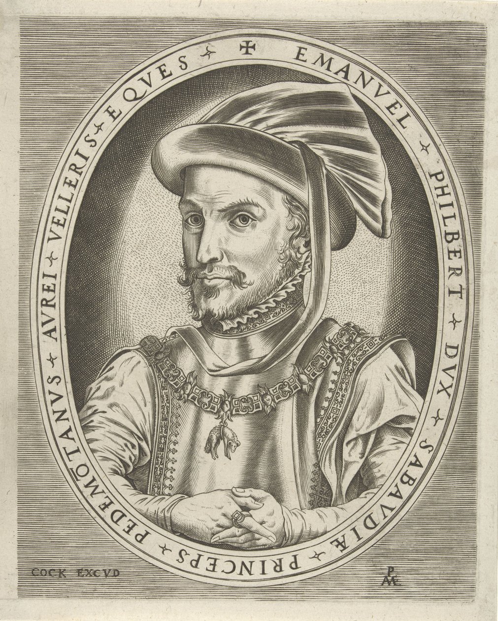 Porträt von Emanuel Philibert, Herzog von Savoyen, Porträts von Herrschern von Pieter van der Heyden