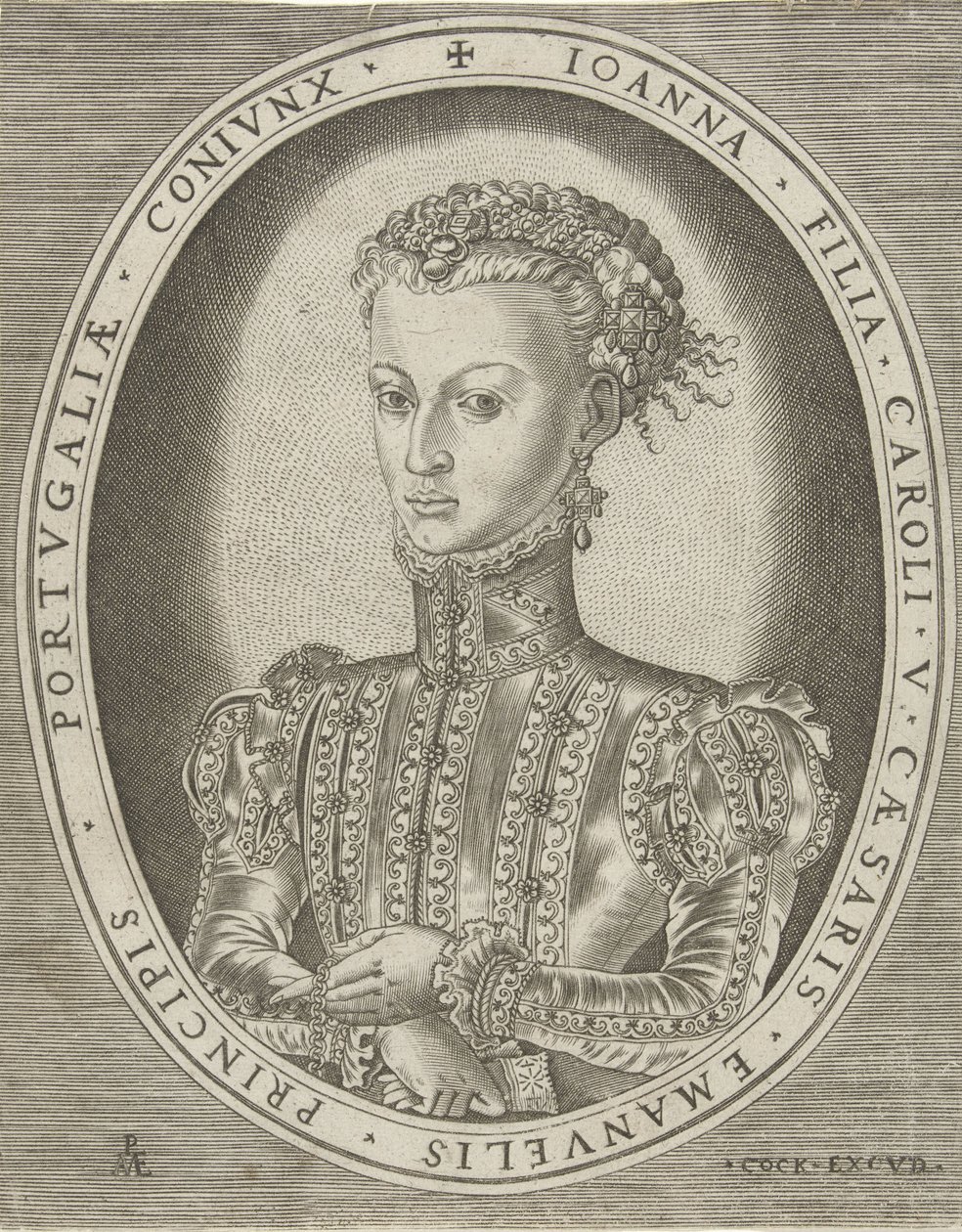 Porträt von Johanna von Habsburg von Pieter van der Heyden