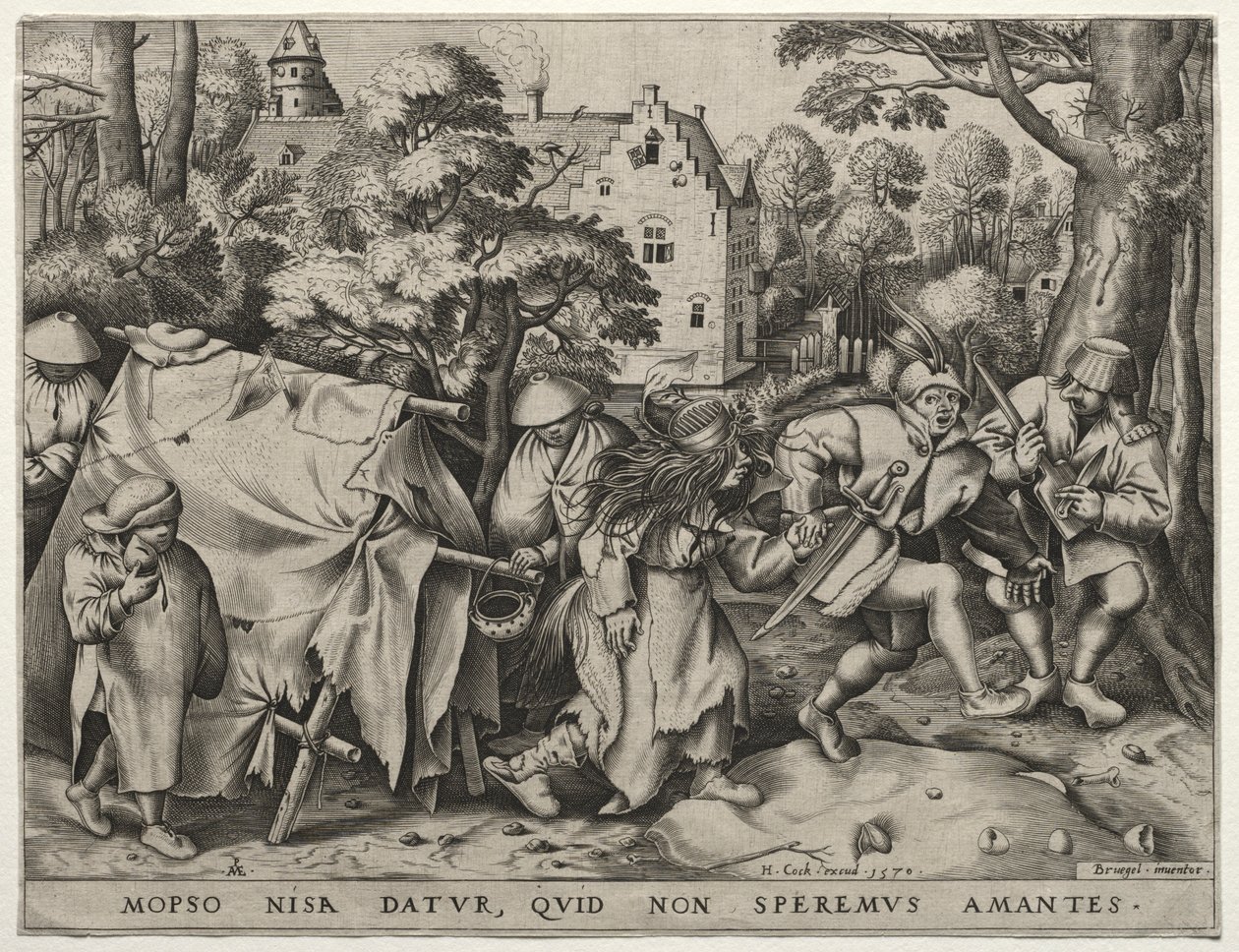Die Hochzeit von Mopsus und Nisa, 1570 von Pieter van der Heyden