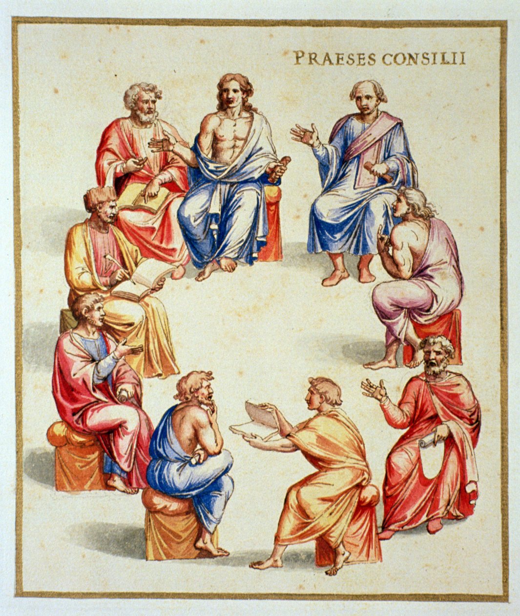 Ms Gen 1496 Tafel CXXXIII Senat, 1674 von Pietro Santi Bartoli