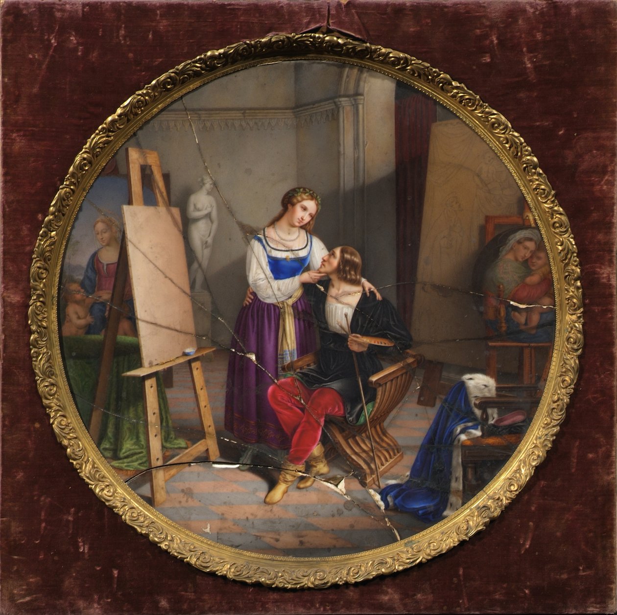 Raffael und die Fornarina von Pietro Bagatti Valsecchi