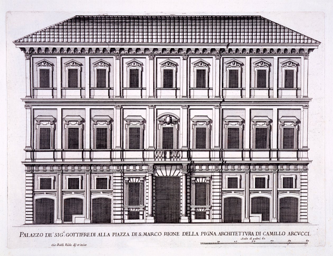Palazzo Grazioli, Piazza San Marco, Rom, aus 