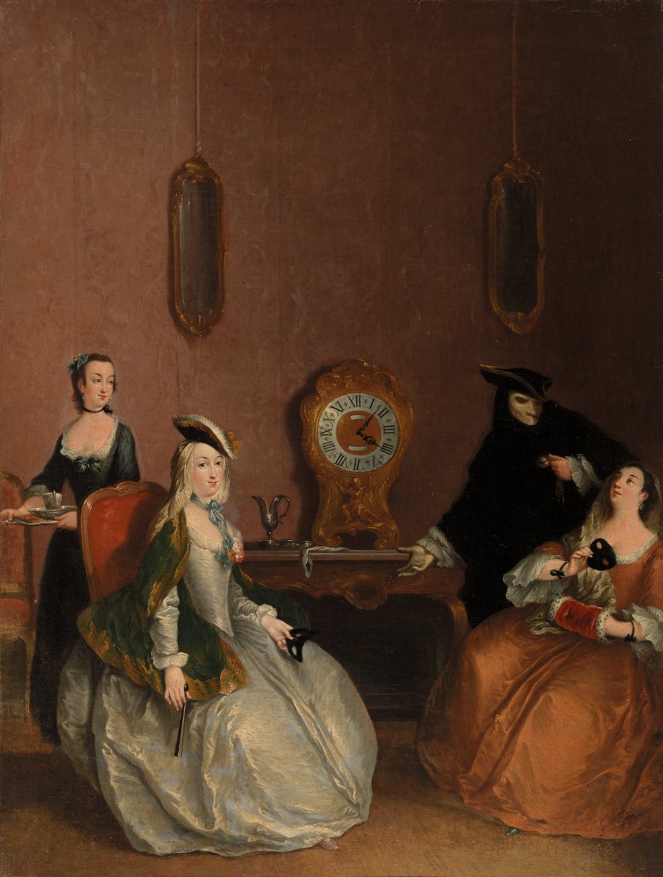 Innenszene - Maskenball von Pietro Longhi