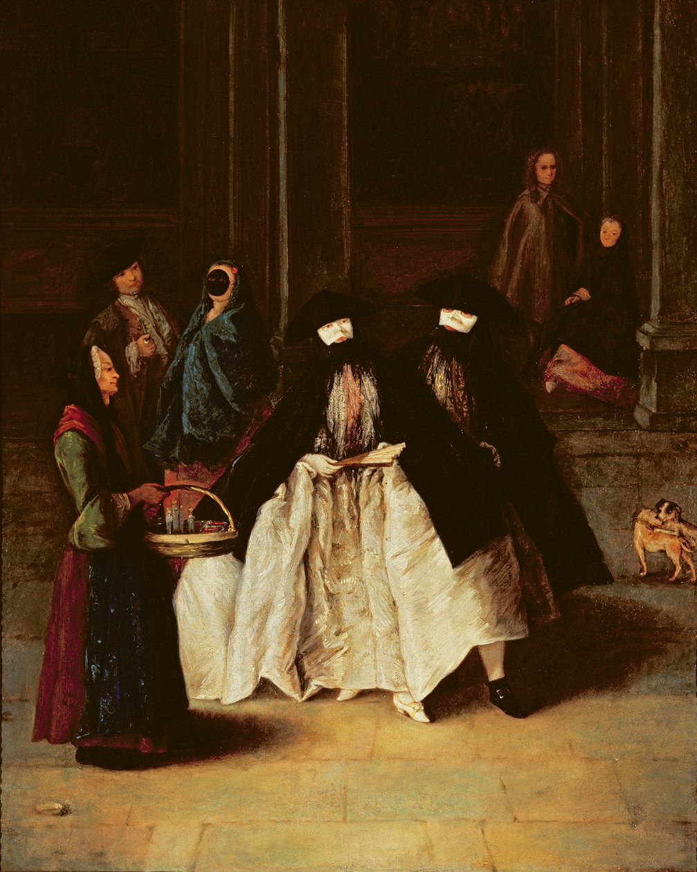 Der Parfümverkäufer von Pietro Longhi