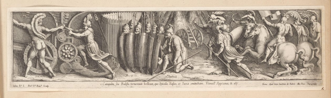 Soldaten im Angriff von Pietro Sante Bartoli