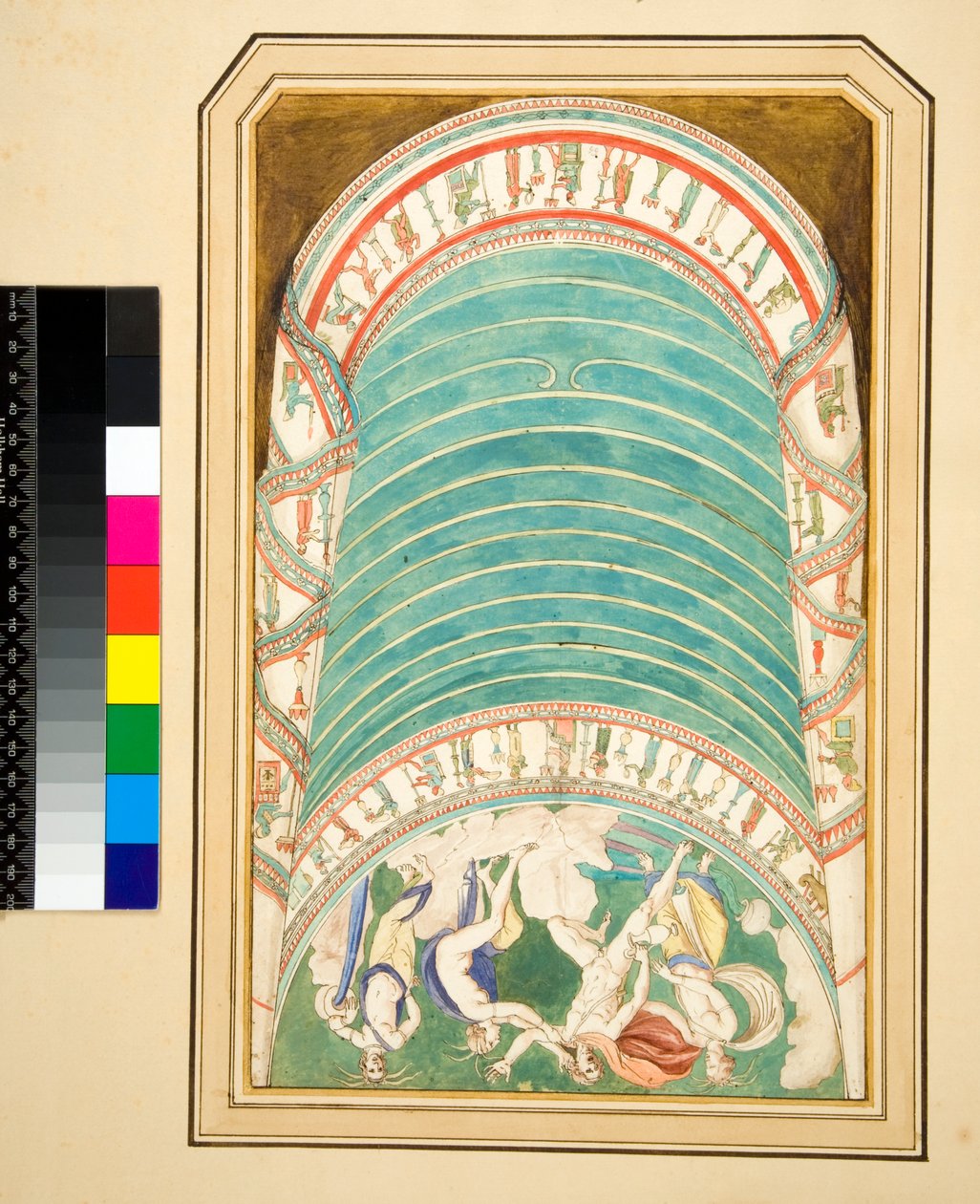 Kopie eines Mosaiks von Hylas und den Nymphen von Pietro Santi Bartoli