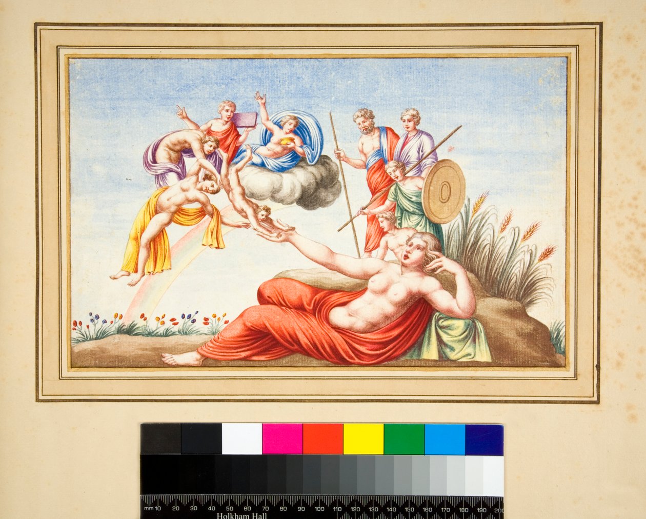 Lunette aus einem Grab von Pietro Santi Bartoli