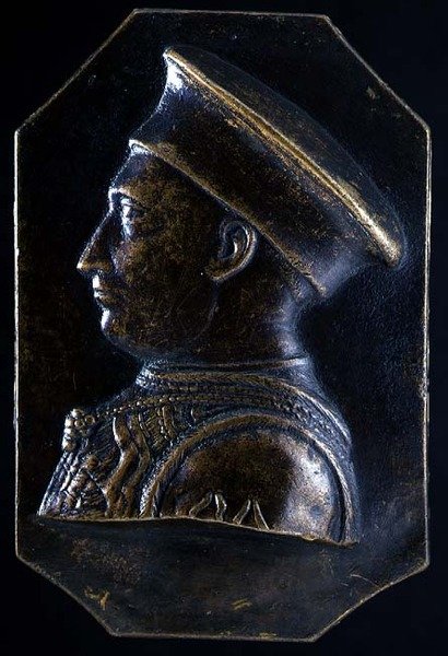 Plakette von Ludovico Gonzaga (1441-1478) (recto) von Pietro Tafano