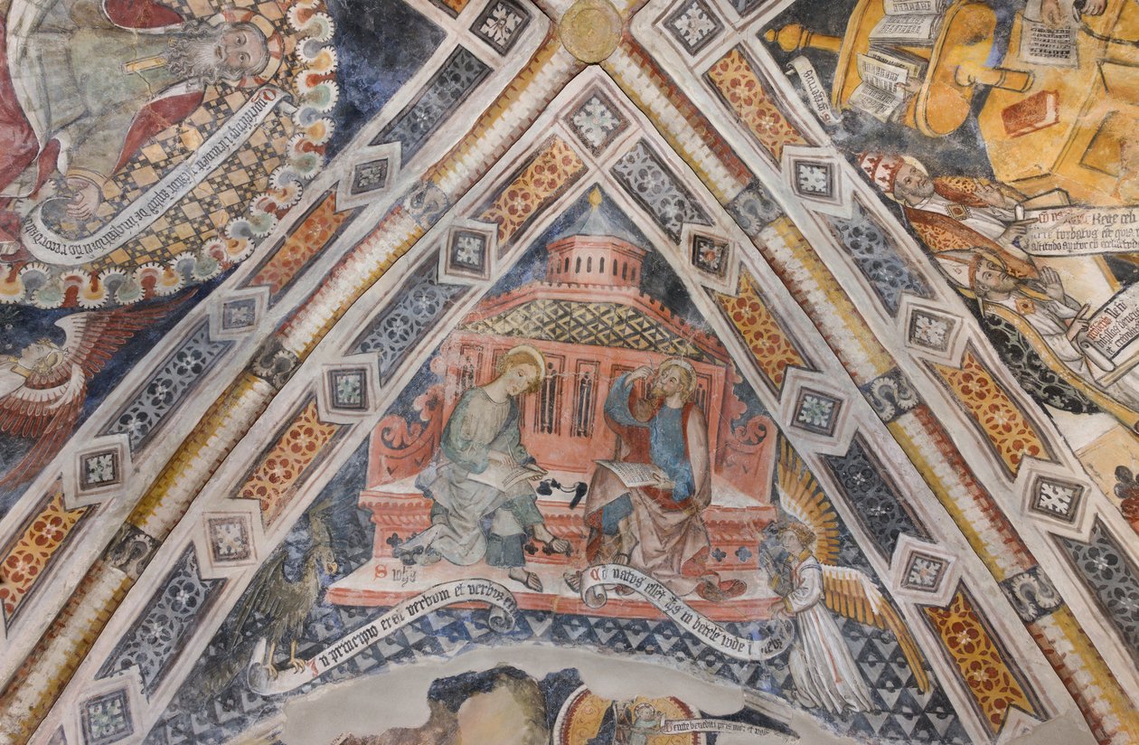 Die Evangelisten Johannes und Matthäus von Pietro da (15th century) Saluzzo