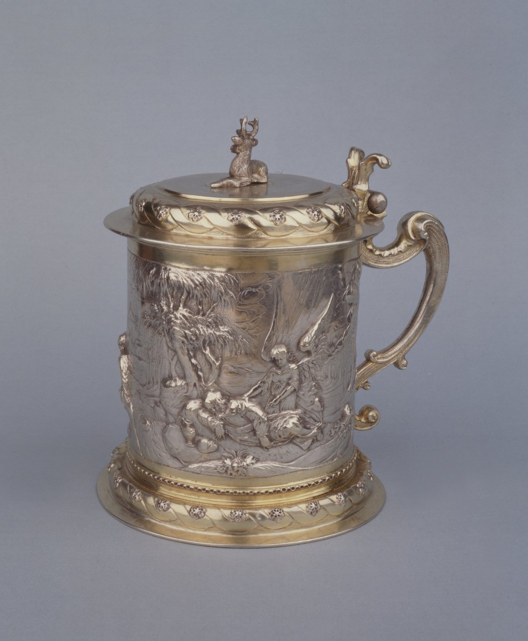 Bierkrug mit Szenen aus dem Leben des Propheten Elija von Polish School