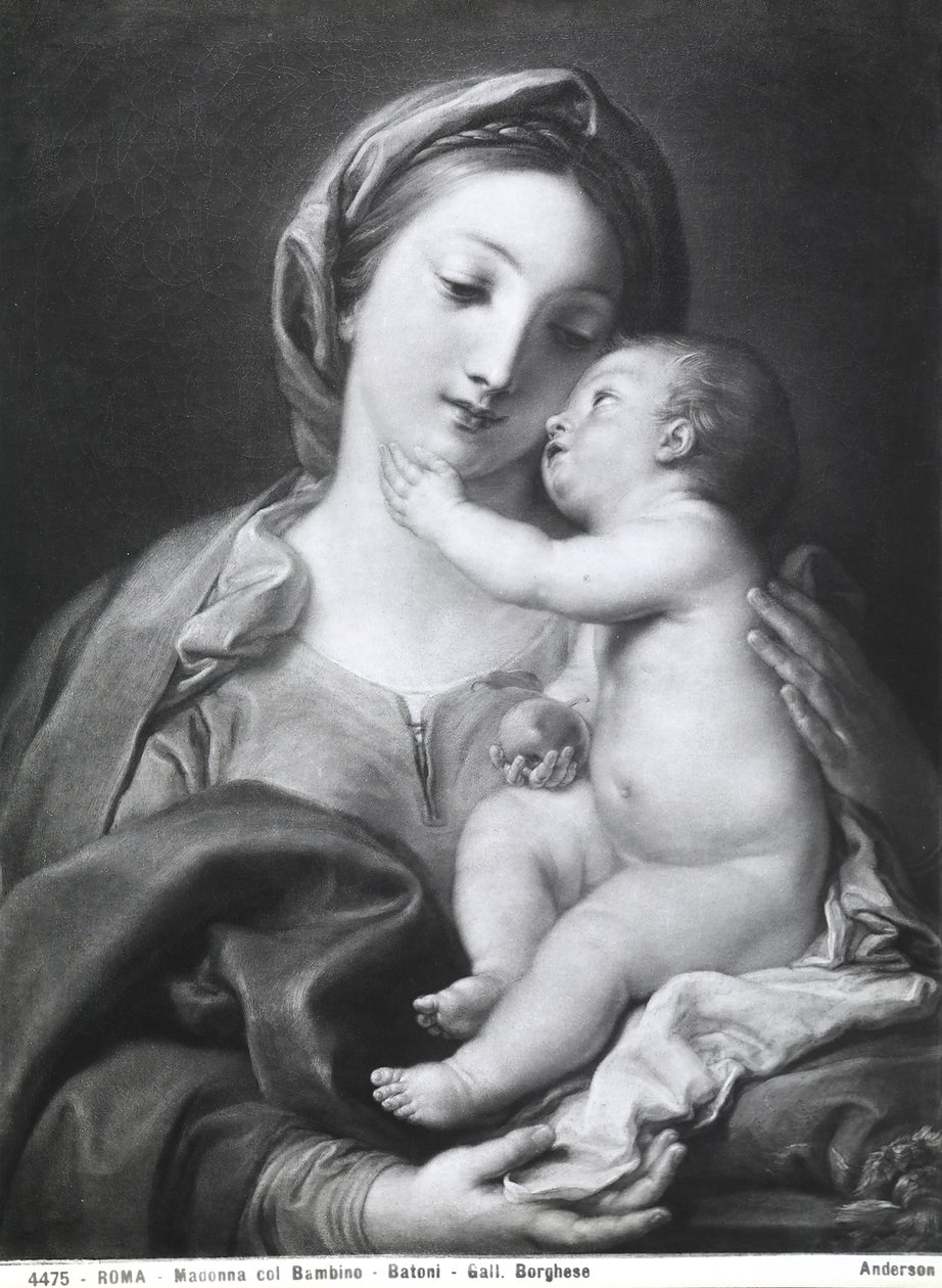 Madonna mit Kind, 1708 von Pompeo Girolamo Batoni