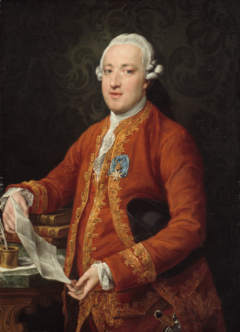 Don José Moñino y Redondo, Conde de Floridablanca von Pompeo Girolamo Batoni