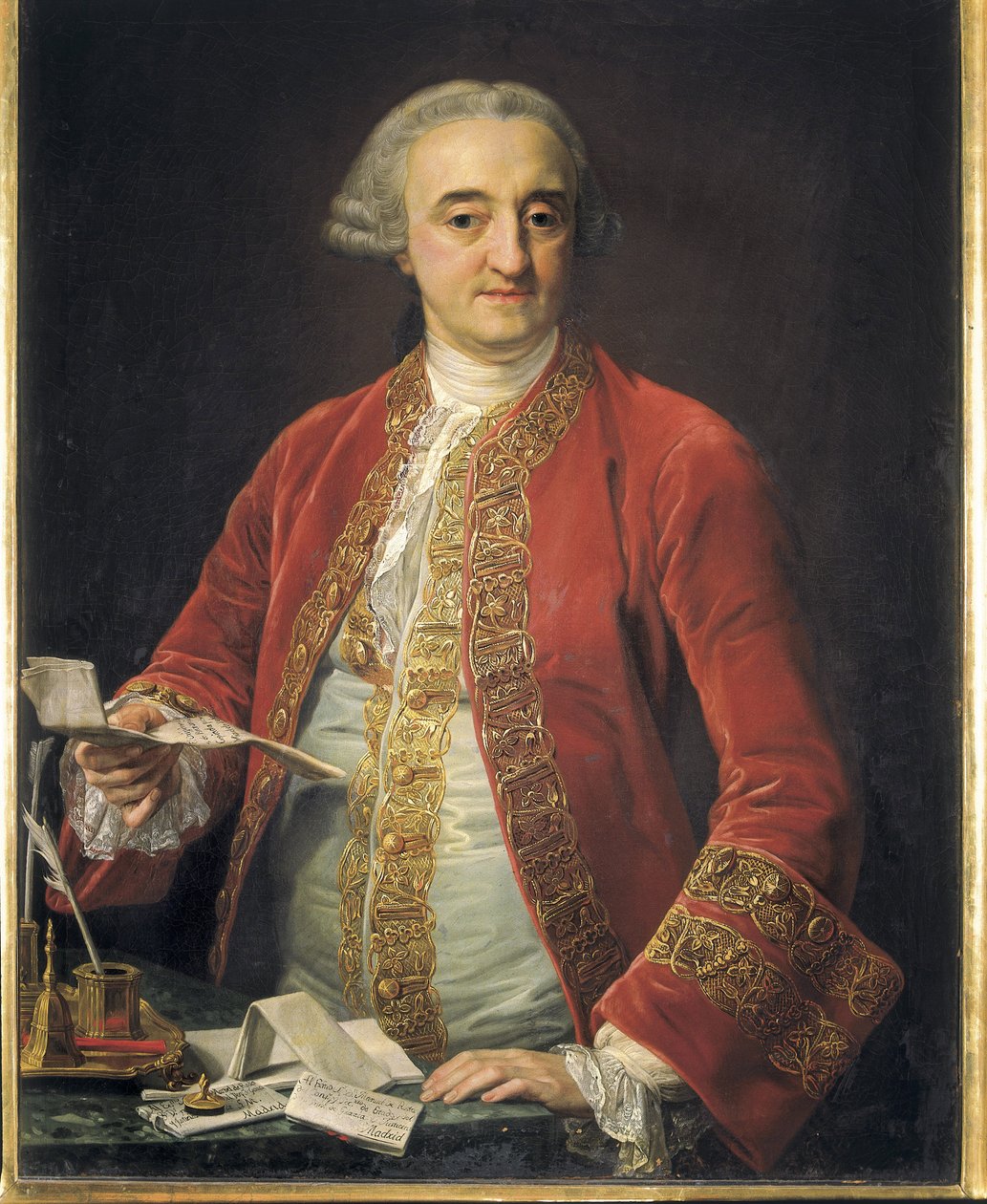 RODA, Manuel Roda y Arrieta, Markgraf von von Pompeo Girolamo Batoni
