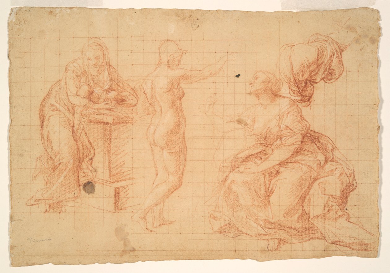 Studien für von Pompeo Girolamo Batoni
