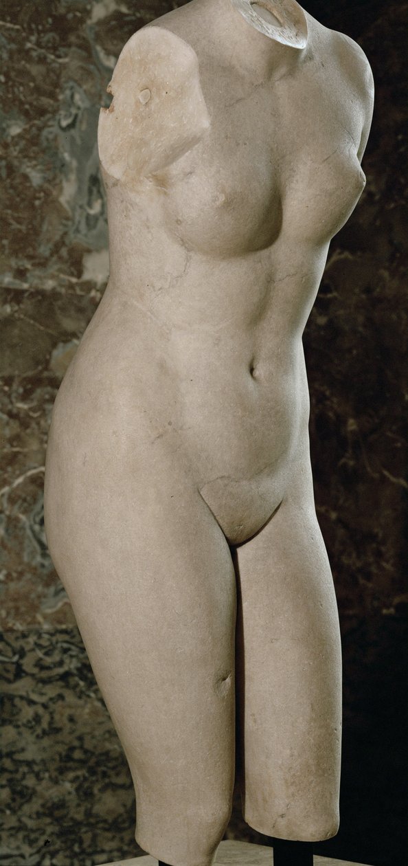 Aphrodite von Knidos, antike Replik eines Originals von Praxiteles von Praxiteles (after)