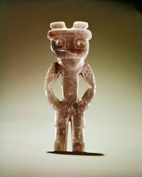 Figurenanhänger, aus Guacimo, Linea Vieja Gebiet von Pre Columbian Pre Columbian