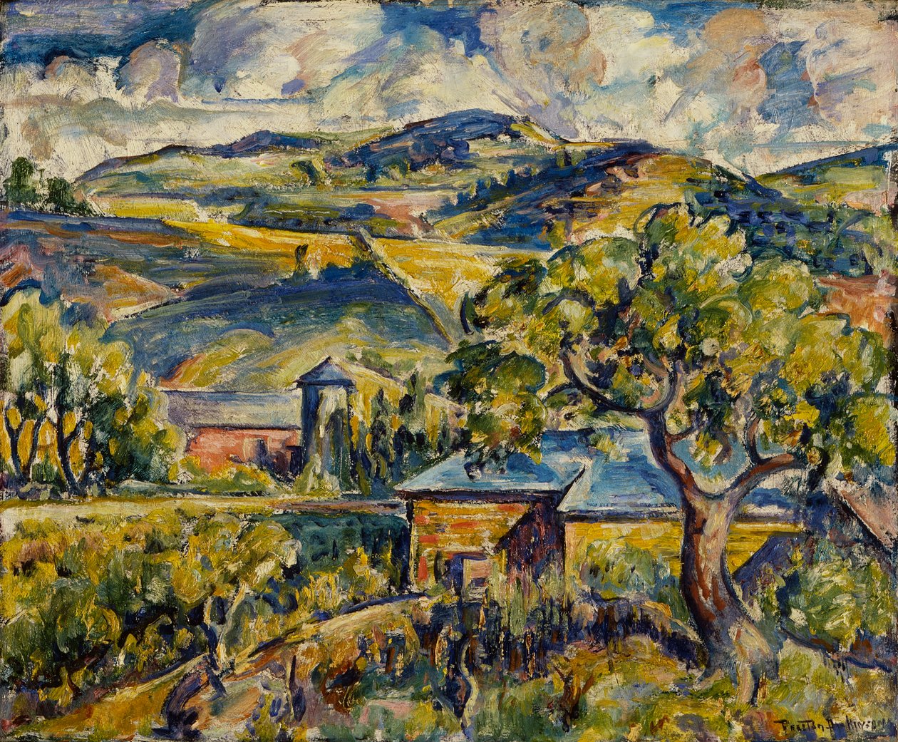 Landschaft in Maine, ca. 1917-21 von William Preston Dickinson