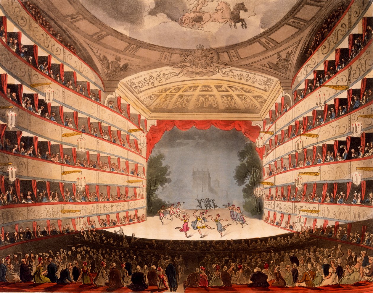 Das Opernhaus, London, aus Ackermanns 