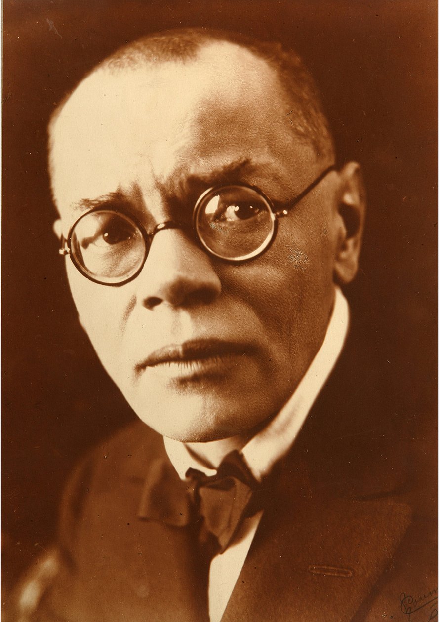 Porträt des Autors Aleksey Mikhailovich Remizov von Pyotr Ivanovich Shumov